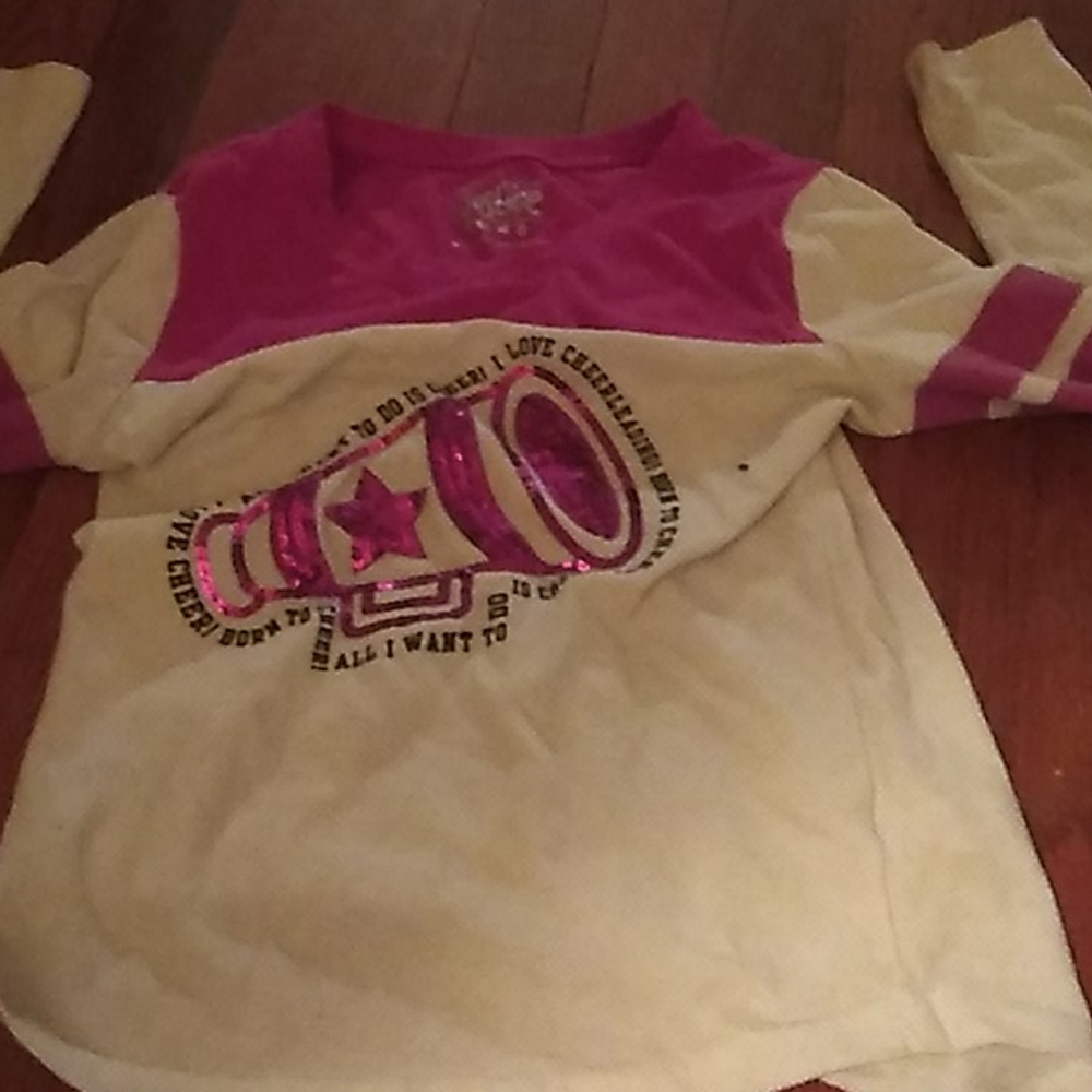 Justice Size 8 Cheerleader Top